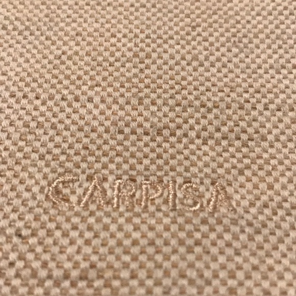 Carpisa Black Laser Cut Canvas Shoulder Bag - Picture 6 of 6